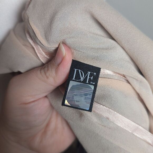 DVF Diane Von Furstenberg Silk Multi Floral Ombre Flutter Sleeve Mini Dress 6 - Picture 9 of 9